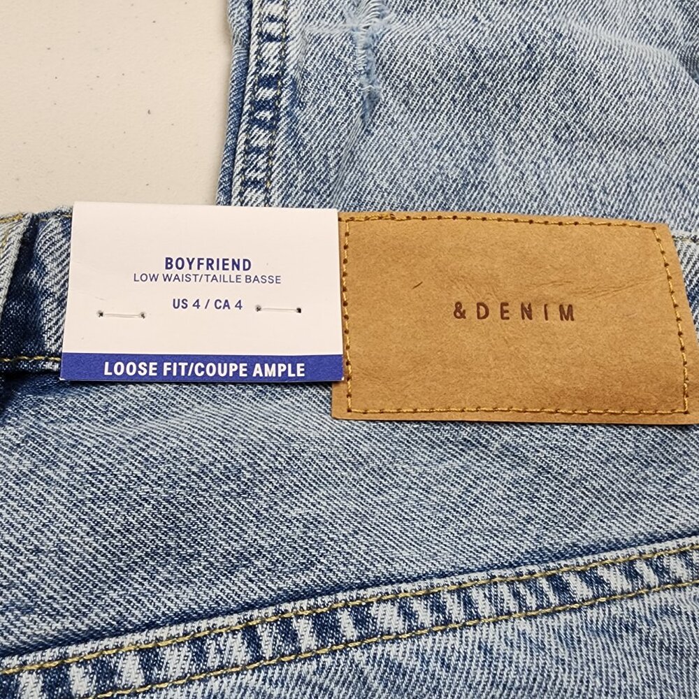 H&M Low Waist Boyfriend Jeans - Size‎ 4 - NWT - Picture 5 of 12